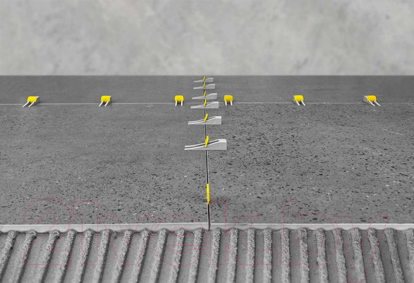 Изображение товара Клипсы для выравнивания плитки TLS-Profi Smart 1мм / TLSZA012023 (100шт)