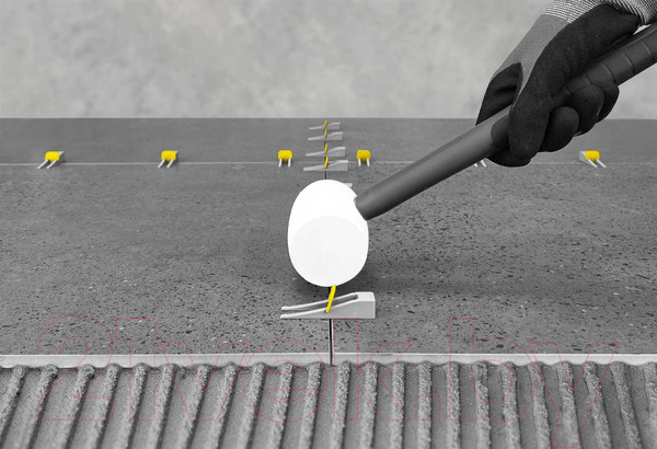 Изображение товара Клипсы для выравнивания плитки TLS-Profi Smart 1мм / TLSZA012023 (100шт)