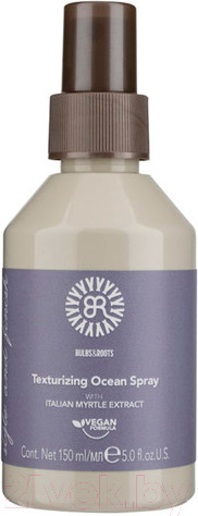 Изображение товара Спрей для укладки волос Bulbs&Roots Текстурирующий с эффектом пляжные локоны с экстр мирта веган (150мл)