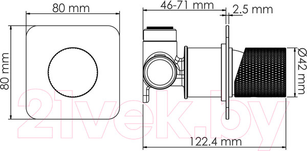 Изображение товара Смеситель Wasserkraft Tauber 6451