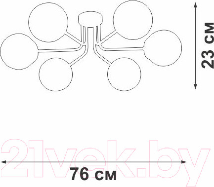 Изображение товара Люстра Vitaluce V4995-0/6PL
