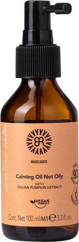 Изображение товара Масло для волос Bulbs&Roots Успокаивающее не жирное с экстрактом тыквы (100мл)