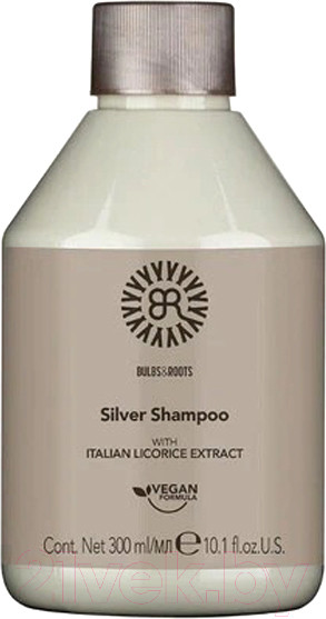 Изображение товара Оттеночный шампунь для волос Bulbs&Roots Для нейтрализации желтого оттенка светлых волос (300мл)