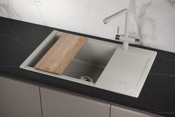 Изображение товара Мойка кухонная GRANULA ES-7807 (базальт)