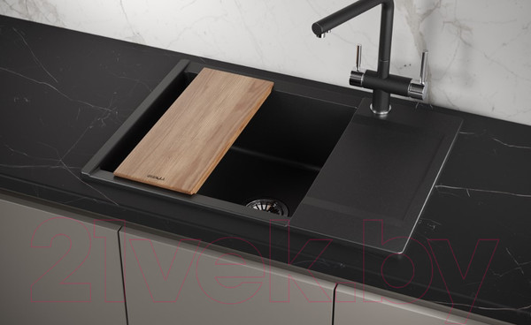 Изображение товара Мойка кухонная GRANULA ES-7003 (шварц)