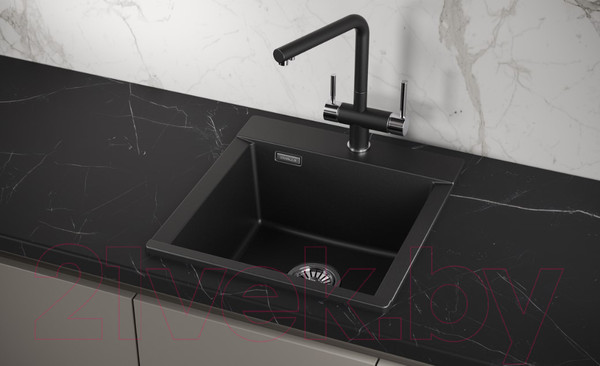 Изображение товара Мойка кухонная GRANULA ES-4701 (шварц)