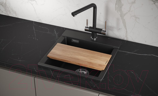 Изображение товара Мойка кухонная GRANULA ES-4701 (шварц)