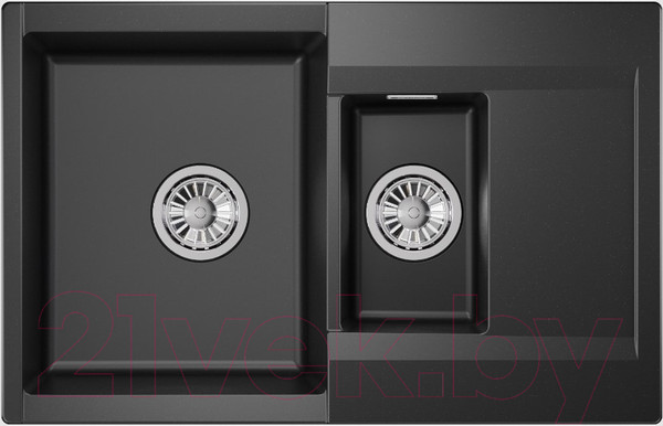 Изображение товара Мойка кухонная GRANULA ES-7808 (шварц)