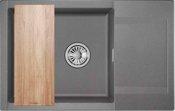 Изображение товара Мойка кухонная GRANULA ES-7807 (графит)