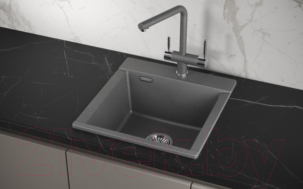 Изображение товара Мойка кухонная GRANULA ES-4701 (графит)