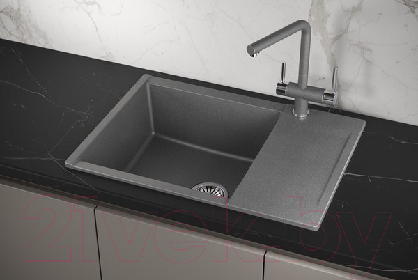 Изображение товара Мойка кухонная GRANULA ES-7003 (графит)