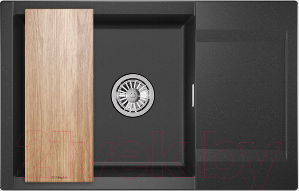 Изображение товара Мойка кухонная GRANULA ES-7807 (черный)