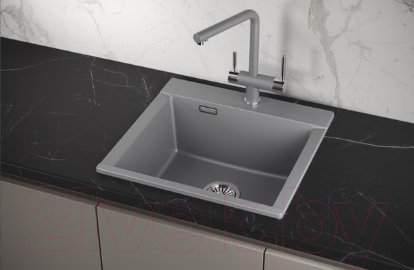 Изображение товара Мойка кухонная GRANULA ES-5201 (алюминиум)