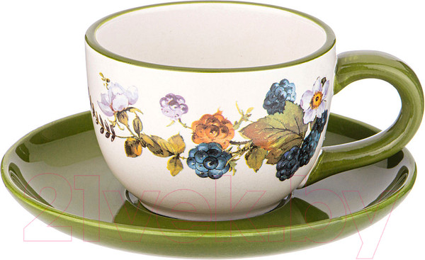 Изображение товара Чашка с блюдцем Agness Урожай 358-2083
