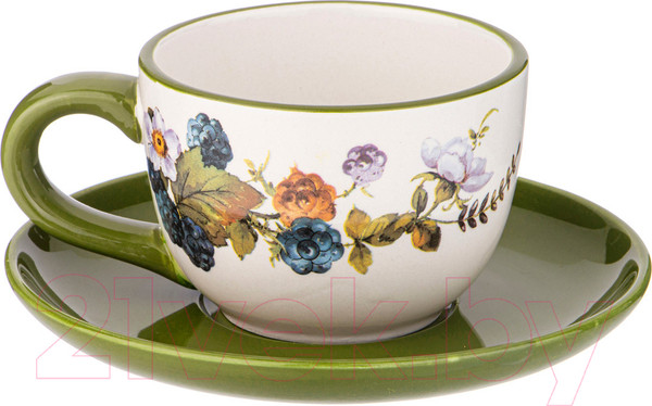 Изображение товара Чашка с блюдцем Agness Урожай 358-2083