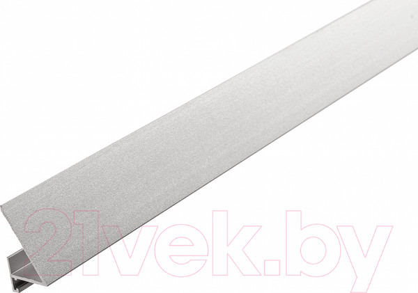 Изображение товара Микроплинтус Русский Профиль 16-25мм угловой  2.4м (серебро матовое)