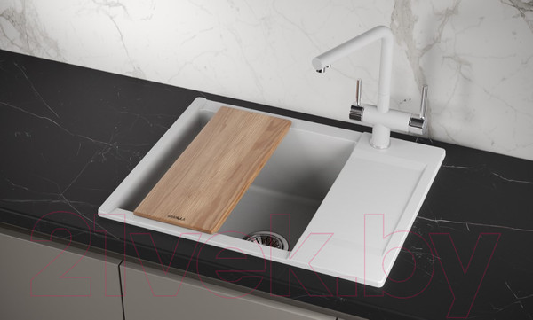 Изображение товара Мойка кухонная GRANULA ES-6202 (арктик)