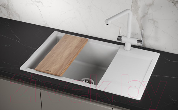 Изображение товара Мойка кухонная GRANULA ES-7807 (арктик)