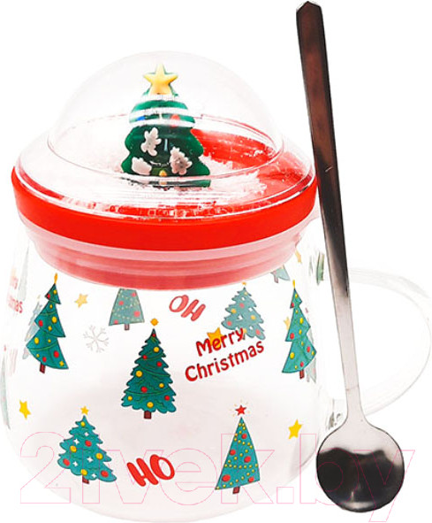 Изображение товара Кружка с ложкой MONAMI SET-NG08 (с крышкой)