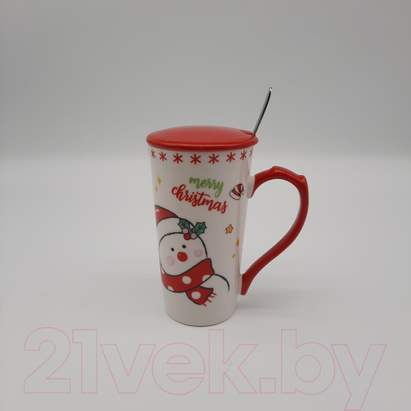 Изображение товара Кружка с ложкой MONAMI SET-NG06 (с крышкой)