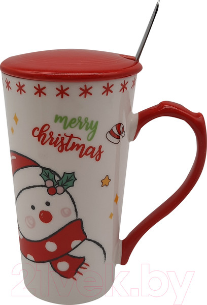 Изображение товара Кружка с ложкой MONAMI SET-NG06 (с крышкой)