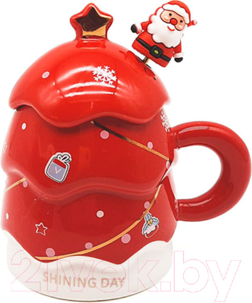 Изображение товара Кружка с ложкой MONAMI SET-NG02 (с крышкой)