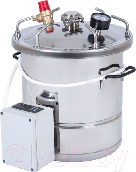 Изображение товара Автоклав для консервирования Helicon Булат (15л, +тэн и блок управления)