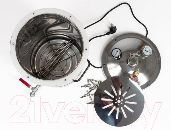 Изображение товара Автоклав для консервирования Helicon Булат (20л, +тэн)