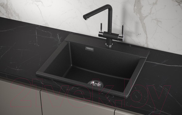 Изображение товара Мойка кухонная GRANULA ES-5804 (черный)