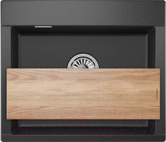 Изображение товара Мойка кухонная GRANULA ES-5804 (черный)