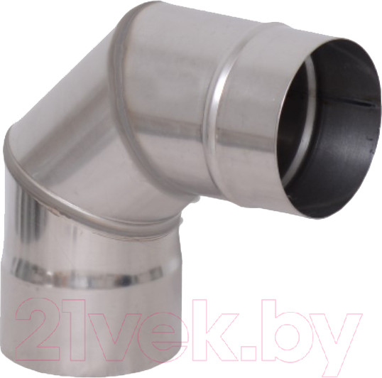Изображение товара Поворот дымохода КПД 90 439/0.8мм ф120