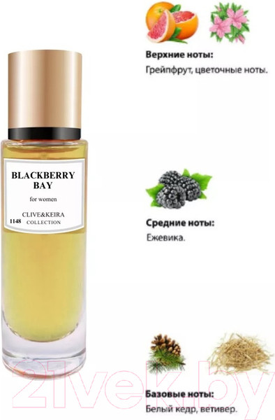 Изображение товара Парфюмерная вода Clive&Keira Black Berry Bay For Women 1148 (30мл)