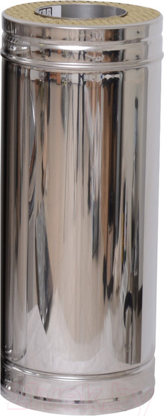 Изображение товара Труба дымохода КПД Сэндвич 1000мм 150х230