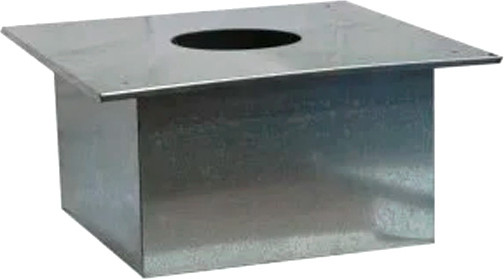 Изображение товара Потолочно-проходной узел для труб КПД 430/0.5мм+оц короб 370х370 ф230