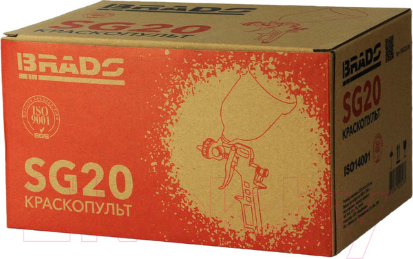 Изображение товара Пневматический краскопульт Brado SG20