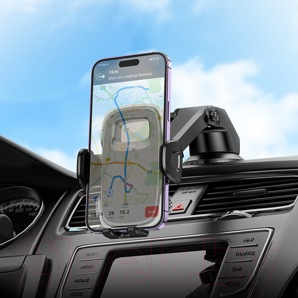 Изображение товара Держатель для смартфонов Hoco H15 (черный)