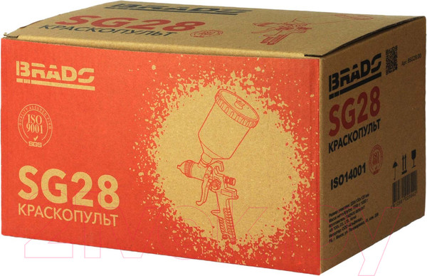Изображение товара Пневматический краскопульт Brado SG28