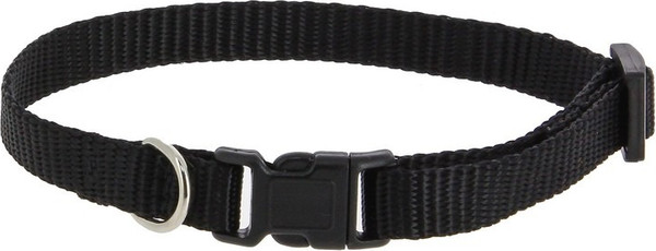 Изображение товара Ошейник КАСКАД Капрон с пряжкой-защелкой / 06110200-07 (черный)