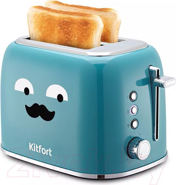 Изображение товара Тостер Kitfort KT-6218-2 (темно-бирюзовый)