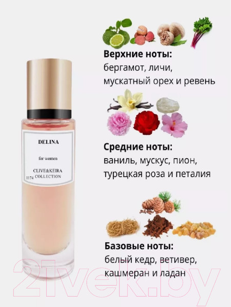 Изображение товара Парфюмерная вода Clive&Keira Delina For Women 1174 (30мл)
