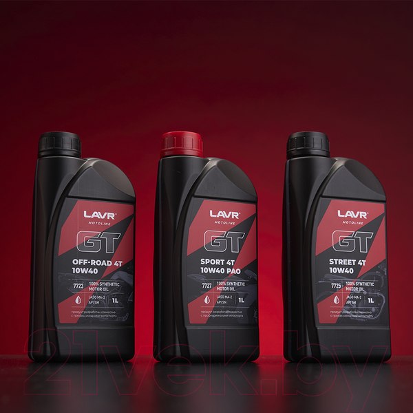 Изображение товара Моторное масло Lavr Moto GT Off Road 4T 10W40 SM / Ln7723 (1л)
