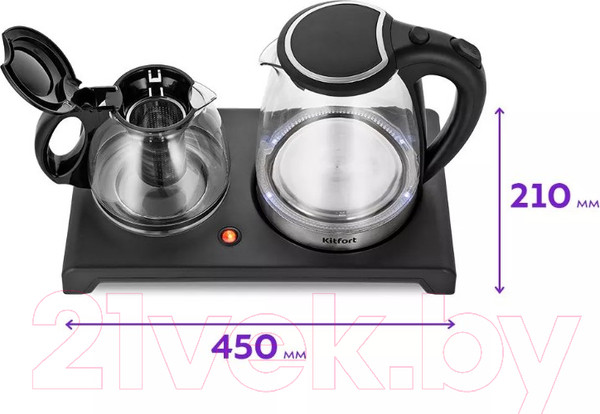 Изображение товара Набор для приготовления чая и кофе Kitfort KT-6180
