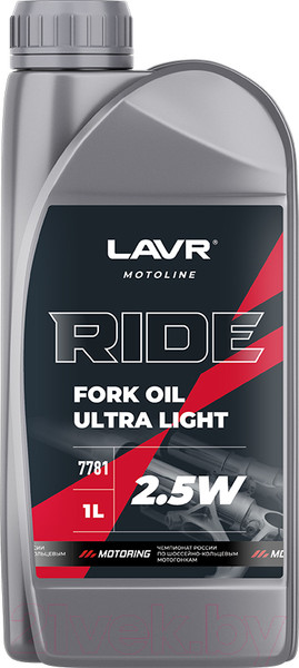 Изображение товара Вилочное масло Lavr Moto Ride Fork Oil 2.5W / Ln7781 (1л)