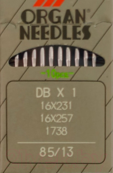 Изображение товара Набор игл для промышленной швейной машины Organ DBx1 85 ORG-10 (универсальные)