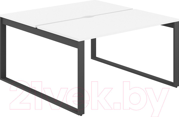 Изображение товара Комплект письменных столов Norden 140x143.8x75 / AG.135.WH.V.72.AN (антрацит/белый)