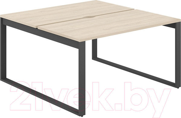 Изображение товара Комплект письменных столов Norden 140x143.8x75 / AG.135.AR.V.72.AN (антрацит/акация равелло)