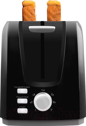 Изображение товара Тостер Centek СТ-1429 (черный/серебристый)