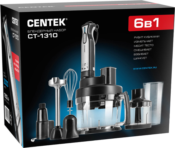 Изображение товара Блендер погружной Centek CT-1310 (черный)