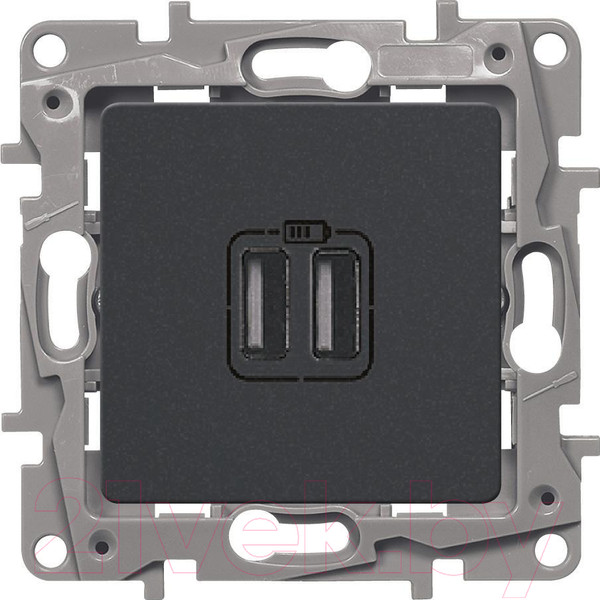 Изображение товара Розетка Legrand Etika 672694 (антрацит)