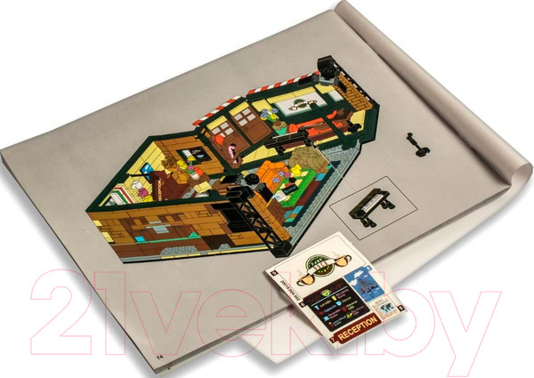 Изображение товара Конструктор King Друзья: Центральная кофейня / 12107 